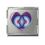 Interconnection Mega Link Heart Italian Charm (18mm)