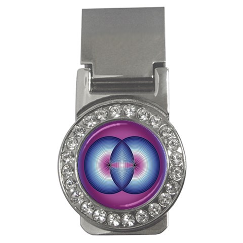 Interconnection Money Clip (CZ) from ArtsNow.com Front