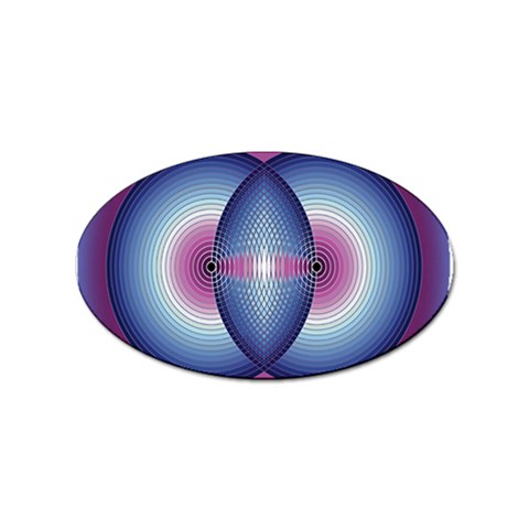 Interconnection Sticker (Oval) from ArtsNow.com Front