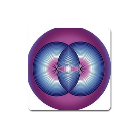 Interconnection Magnet (Square) from ArtsNow.com Front