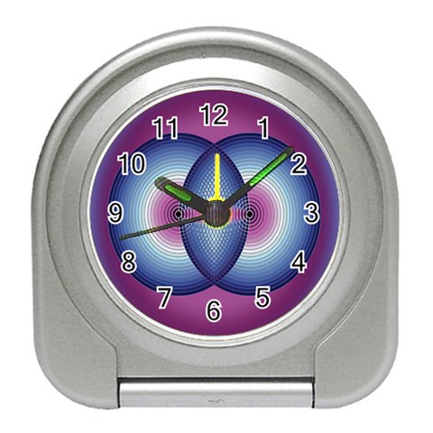Interconnection Travel Alarm Clock from ArtsNow.com Front