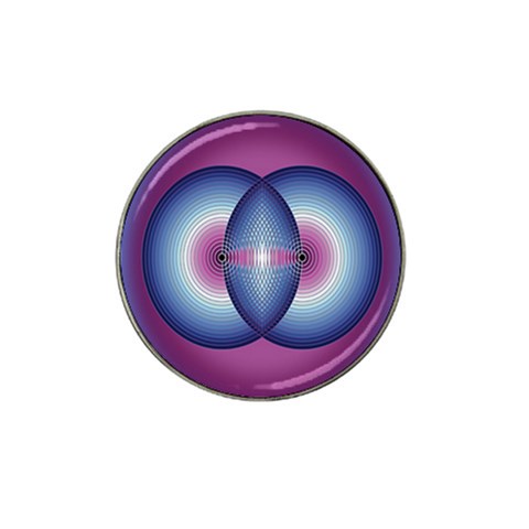 Interconnection Hat Clip Ball Marker from ArtsNow.com Front