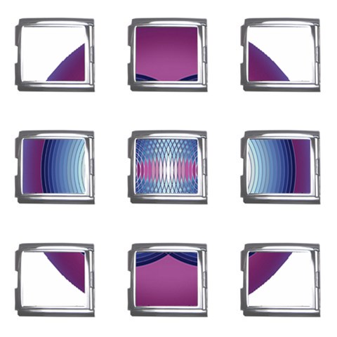 Interconnection Mega Link Italian Charm (9 pack) from ArtsNow.com Front