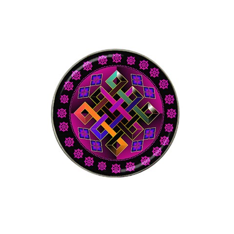 Endless Knot Hat Clip Ball Marker (4 pack) from ArtsNow.com Front