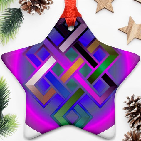 EndlessKnot_2 Ornament (Star) from ArtsNow.com Front