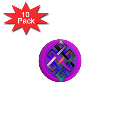 EndlessKnot_2 1  Mini Magnet (10 pack)  from ArtsNow.com Front