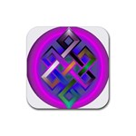 EndlessKnot_2 Rubber Coaster (Square)