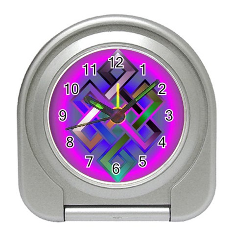 EndlessKnot_2 Travel Alarm Clock from ArtsNow.com Front