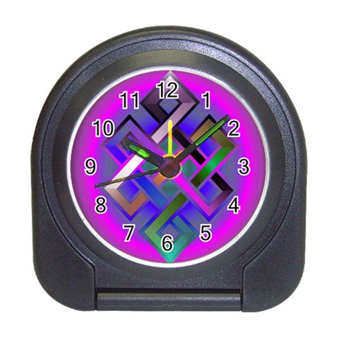 EndlessKnot_2 Travel Alarm Clock from ArtsNow.com Front