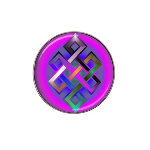 EndlessKnot_2 Hat Clip Ball Marker (4 pack) from ArtsNow.com Front