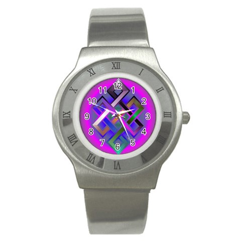 EndlessKnot_2 Stainless Steel Watch from ArtsNow.com Front