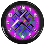 EndlessKnot_2 Wall Clock (Black)