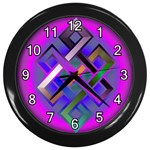 EndlessKnot_2 Wall Clock (Black)