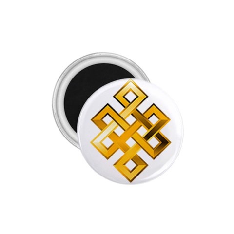 Endless Knot gold 1.75  Magnet from ArtsNow.com Front
