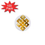 Endless Knot gold 1  Mini Button (100 pack) 