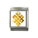 Endless Knot gold Italian Charm (13mm)