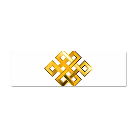 Endless Knot gold Sticker Bumper (10 pack) from ArtsNow.com Front