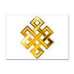 Endless Knot gold Sticker A4 (10 pack)