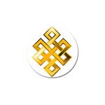 Endless Knot gold Golf Ball Marker