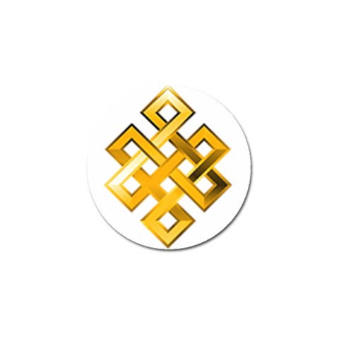Endless Knot gold Golf Ball Marker (10 pack) from ArtsNow.com Front