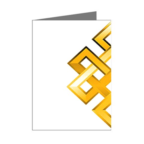 Endless Knot gold Mini Greeting Cards (Pkg of 8) from ArtsNow.com Right