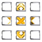 Endless Knot gold Mega Link Italian Charm (9 pack)