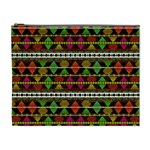 Aztec Style Pattern Cosmetic Bag (XL)