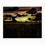 Dark Meadow Landscape  Glasses Cloth (Small, Two Sided)