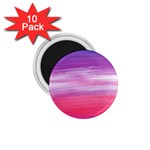 Abstract In Pink & Purple 1.75  Button Magnet (10 pack)