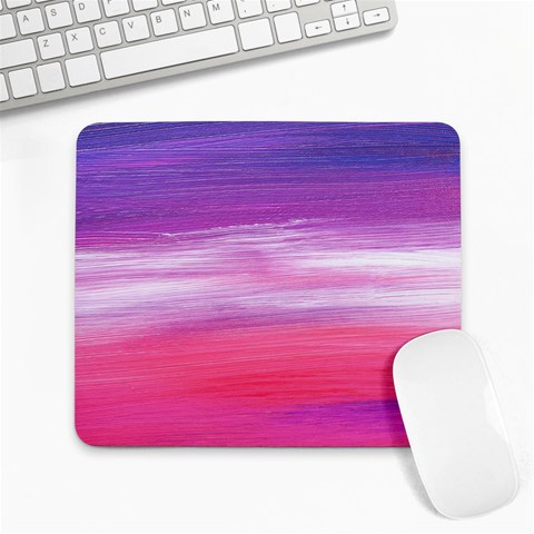 Abstract In Pink & Purple Large Mouse Pad (Rectangle) from ArtsNow.com Front