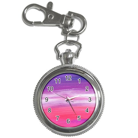 Abstract In Pink & Purple Key Chain Watch from ArtsNow.com Front