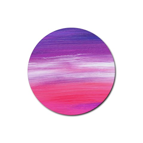 Abstract In Pink & Purple Drink Coasters 4 Pack (Round) from ArtsNow.com Front