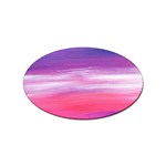 Abstract In Pink & Purple Sticker (Oval)