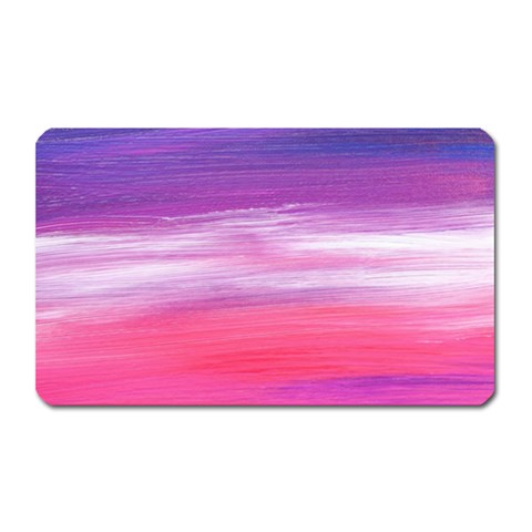 Abstract In Pink & Purple Magnet (Rectangular) from ArtsNow.com Front