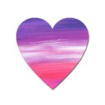 Abstract In Pink & Purple Magnet (Heart)