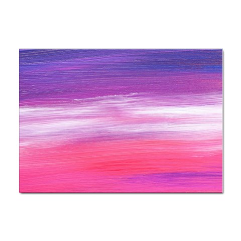 Abstract In Pink & Purple A4 Sticker 10 Pack from ArtsNow.com Front