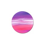 Abstract In Pink & Purple Golf Ball Marker