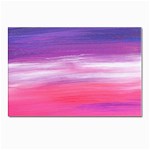 Abstract In Pink & Purple Postcard 4 x 6  (10 Pack)