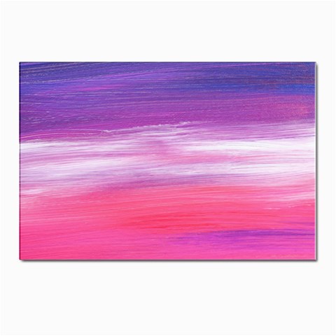 Abstract In Pink & Purple Postcards 5  x 7  (10 Pack) from ArtsNow.com Front