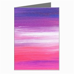 Abstract In Pink & Purple Greeting Card from ArtsNow.com Left