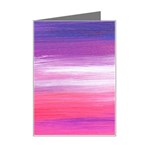 Abstract In Pink & Purple Mini Greeting Card