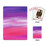 Abstract In Pink & Purple Playing Cards Single Design