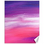 Abstract In Pink & Purple Canvas 16  x 20  (Unframed)