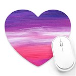 Abstract In Pink & Purple Mouse Pad (Heart)