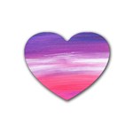 Abstract In Pink & Purple Drink Coasters 4 Pack (Heart) 