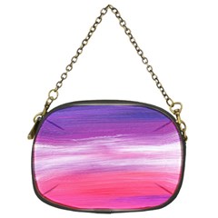 Abstract In Pink & Purple Chain Purse (Two Sided)  from ArtsNow.com Front