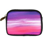 Abstract In Pink & Purple Digital Camera Leather Case