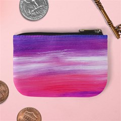 Abstract In Pink & Purple Coin Change Purse from ArtsNow.com Back