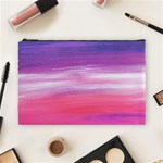 Abstract In Pink & Purple Cosmetic Bag (Large)