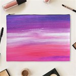 Abstract In Pink & Purple Cosmetic Bag (XL)